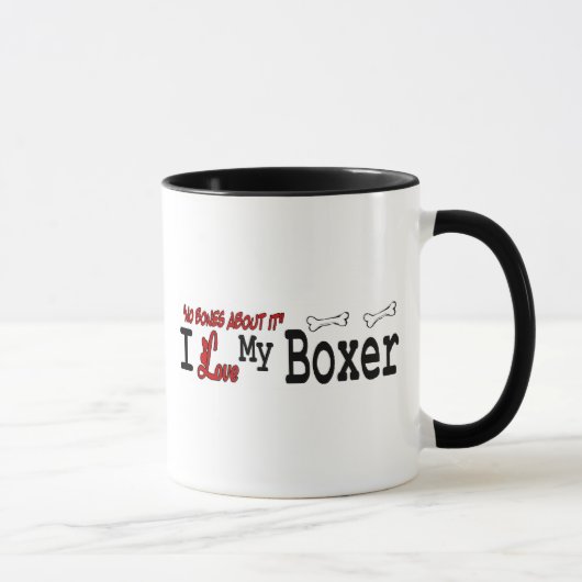 Tasse Boxer (I Liebe) (Rechts)