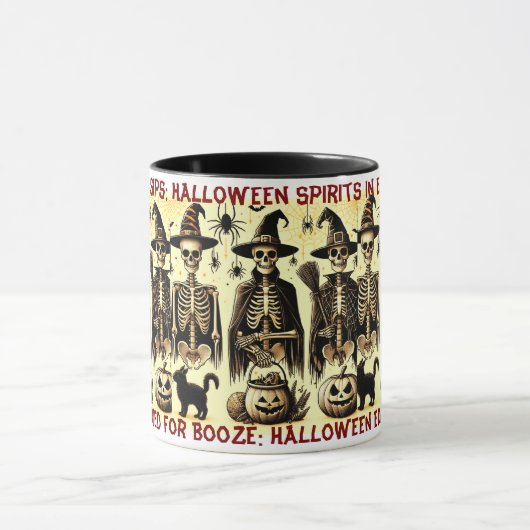 Tasse "Brewed for Booze: Halloween Edition" (Zentrum)