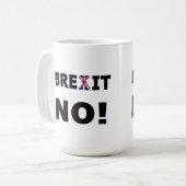 Tasse Brexit No (Vorderseite Links)