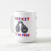 Tasse Brexit soll frei sein (Vorderseite Links)