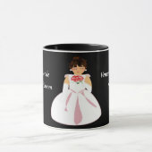 Tasse "Bride III" - individuell anpassbar (Zentrum)