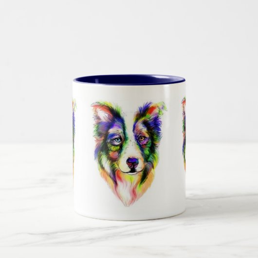 Tasse Bright Border Collie (Mittel)