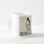 Tasse Brother & Sister Hug - Familie Herzerwärmung (Vorderseite Links)
