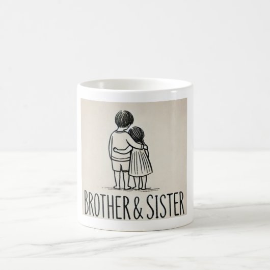 Tasse Brother & Sister Hug - Familie Herzerwärmung (Mittel)