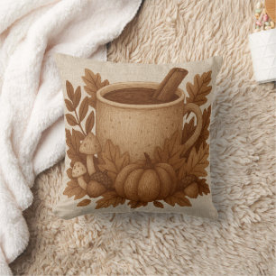 Tasse Brown Autumn Kreath & Cocoa Kissen