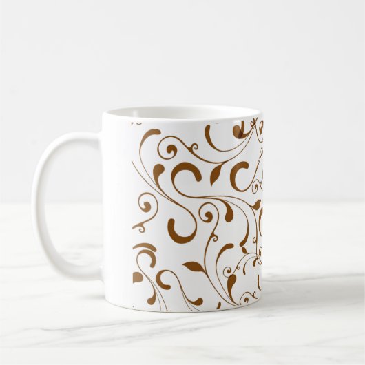 Tasse-Brown-Wirbel Kaffeetasse (Links)