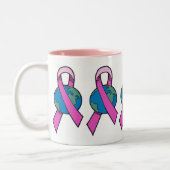 Tasse - Brustkrebs-Weltband (Links)