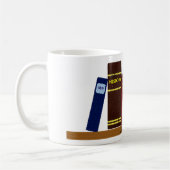 Tasse - Bücher auf der Bühne (Links)