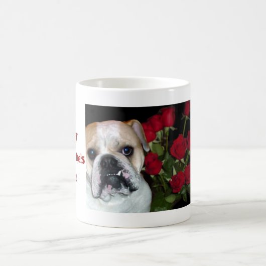 Tasse Bulldoggevalentines Tages (Mittel)