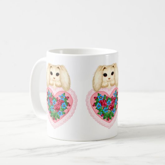 Tasse Bunny Rabbit Heart (Vorderseite Links)