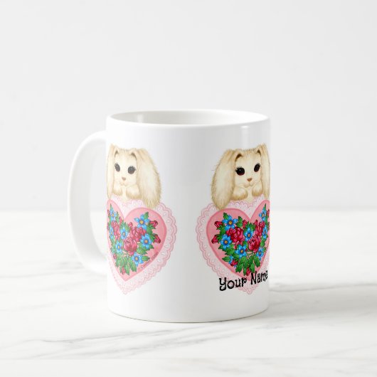 Tasse Bunny Rabbit Heart (Vorderseite Links)