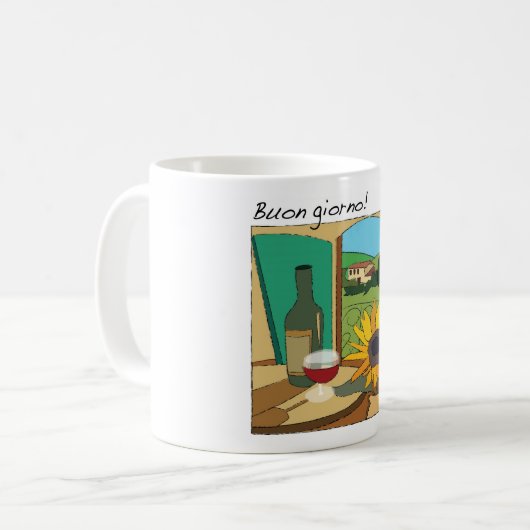 Tasse: Buon Giorno! Kaffeetasse (Vorderseite Links)