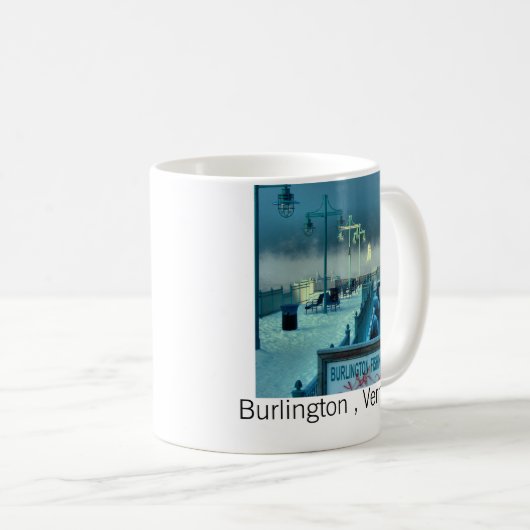 Tasse Burlingtons, Vermont (VorderseiteRechts)