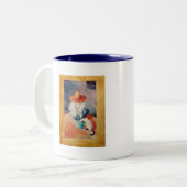 Tasse, Büro "ich habe Ihren hinteren" Slogan Zweifarbige Tasse (Vorderseite Links)