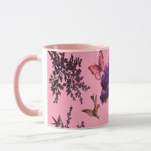 Tasse Butterfly Tree - Weichflora-Ästhetik (Links)