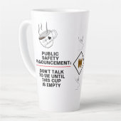 Tasse Caffeine Meme | Funny Coffee Joke Tasse (Linke Ecke)