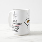 Tasse Caffeine Meme & Joke | Funny Coffee Lover Ge (Vorderseite Links)