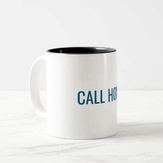 Tasse - CallHome (Vorderseite Links)