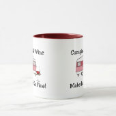 Tasse Camping und Wein Combo (Zentrum)