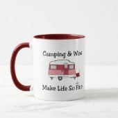 Tasse Camping und Wein Combo (Links)