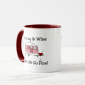 Tasse Camping und Wein Combo (Vorderseite Links)