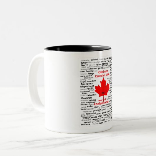 Tasse Canada150 (Vorderseite Links)