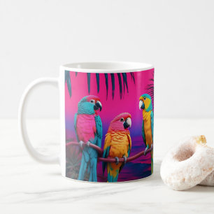 Tasse Canarie und Parrot