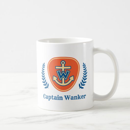 Tasse "Captain Wanker" (Rechts)
