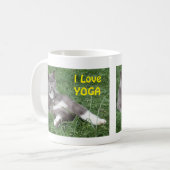 Tasse Cat I Liebe Yoga (Vorderseite Links)