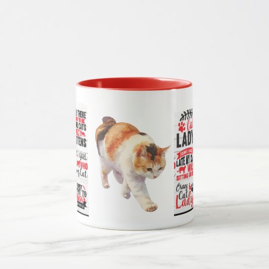 Tasse "Cat Lady" (Zentrum)