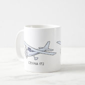 Tasse Cessnas 172 (Vorderseite Links)