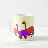 Tasse CF Dinosaurier reichlich (Vorderseite Links)