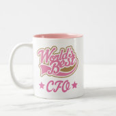 Tasse CFO Geschenk-(Welten am besten) (Links)