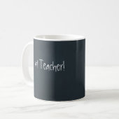 Tasse "Chalk Board" individuell anpassbar (Vorderseite Links)