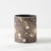 Tasse - Champagner Gold Celestial Mond (Zentrum)