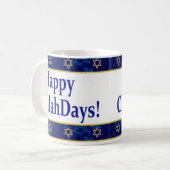 Tasse Chanukkas Challahdays (Vorderseite Links)