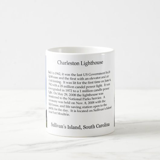 Tasse Charleston Lighthouse (Mittel)