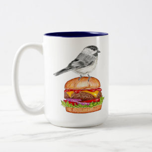 Tasse Cheeseburger Bird Chickadee