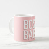 Tasse CHEF-BABY feministisches hübsches Rosa (Vorderseite Links)