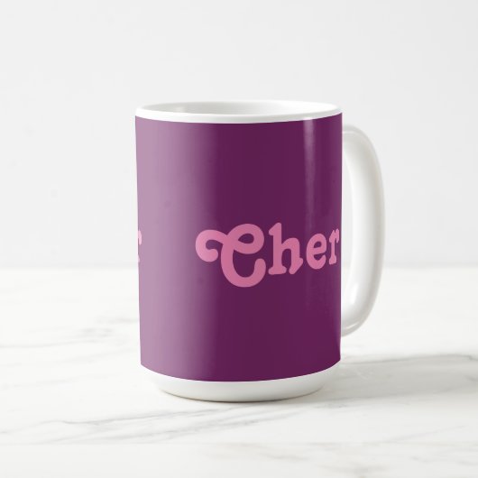 Tasse Cher (VorderseiteRechts)