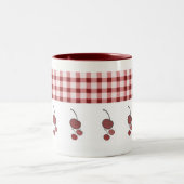 Tasse Cherries & Gingham (Mittel)