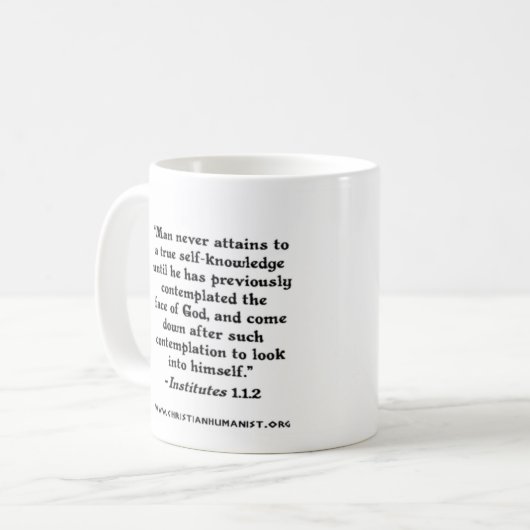 Tasse CHP Johannes Calvin (Vorderseite Links)