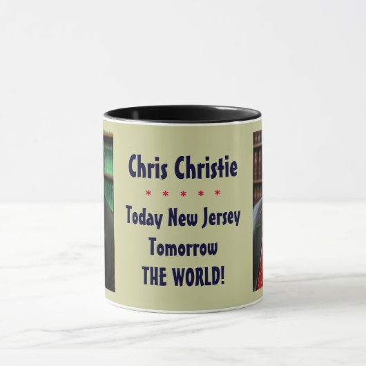 Tasse Chris Christie heute New-Jersey (Zentrum)