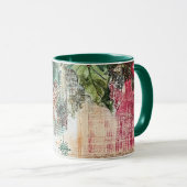Tasse Christmas Collage Junk Journal Var10 (VorderseiteRechts)