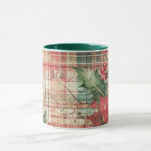 Tasse Christmas Collage Junk Journal Var14 (Zentrum)