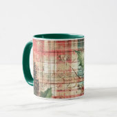 Tasse Christmas Collage Junk Journal Var14 (Vorderseite Links)