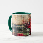 Tasse Christmas Collage Junk Journal Var15 (Vorderseite Links)