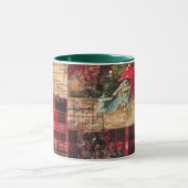 Tasse Christmas Collage Junk Journal Var19 (Zentrum)