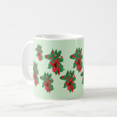 Tasse: Christmas Poinsettias Kaffeetasse (Vorderseite Links)