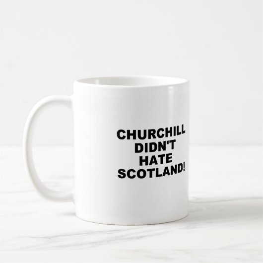 Tasse Churchill und Schottland (Links)